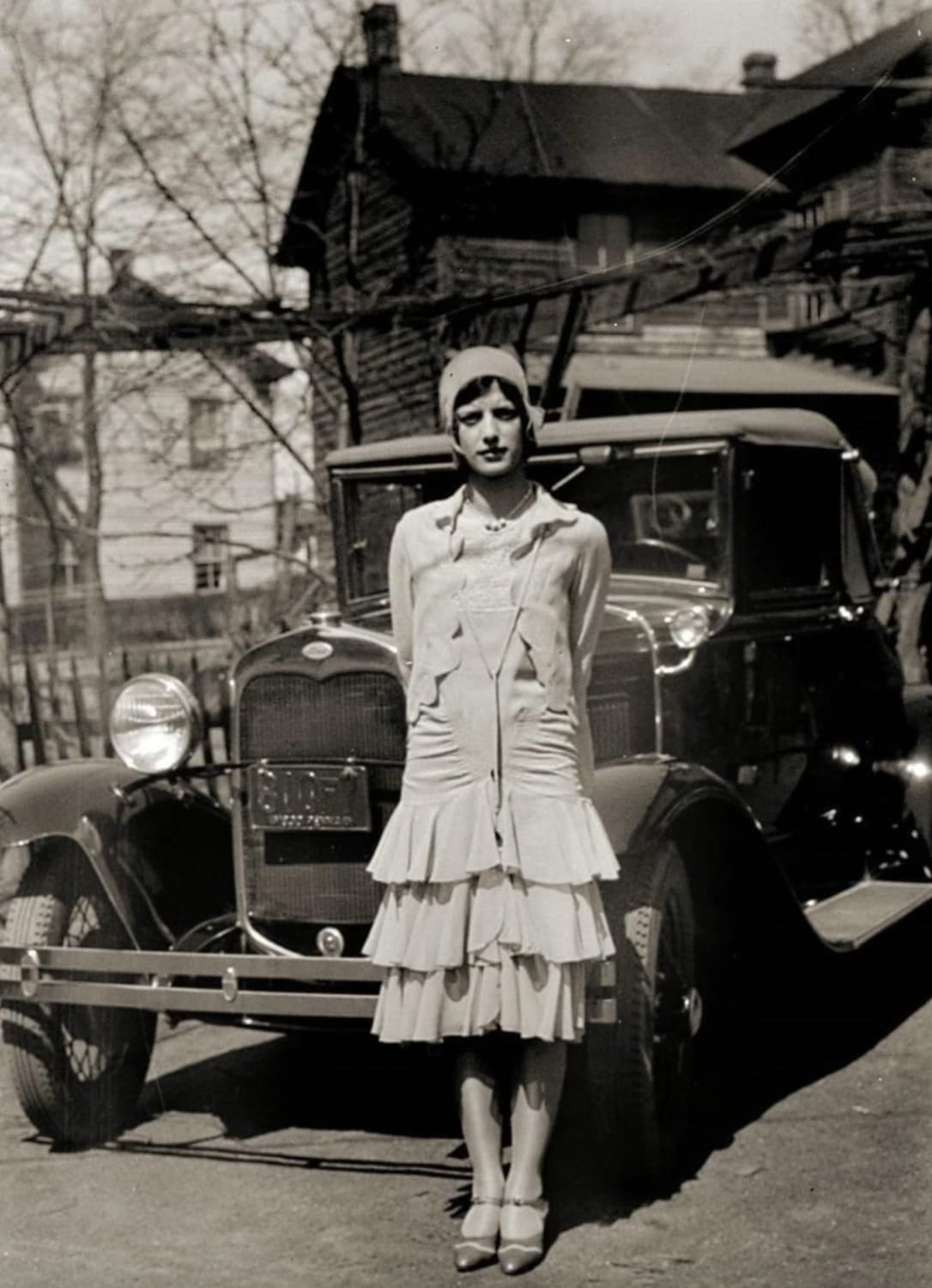 1920s model t ford flapper